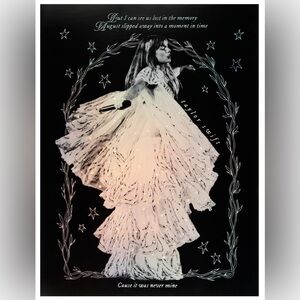 Taylor Swift Folklore Twirling Foil Lithograph Poster